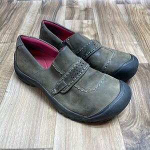 Keen Women's Shoe Slip-on Kaci ii Color Brown Leather 11 Women's 42 EU
